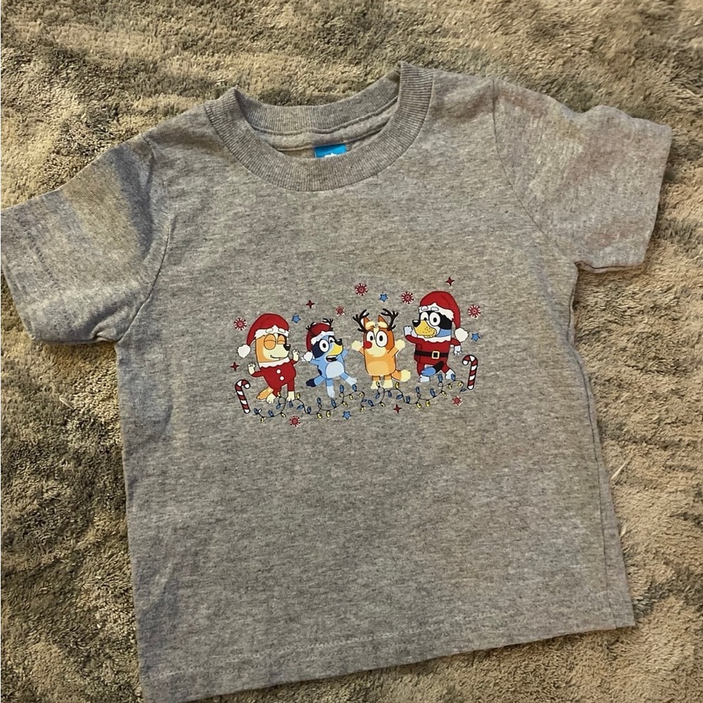 Gray Kids' Cartoon Character T-Shirt